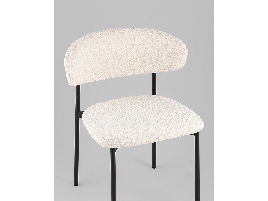 Стул Sevyn букле молочный