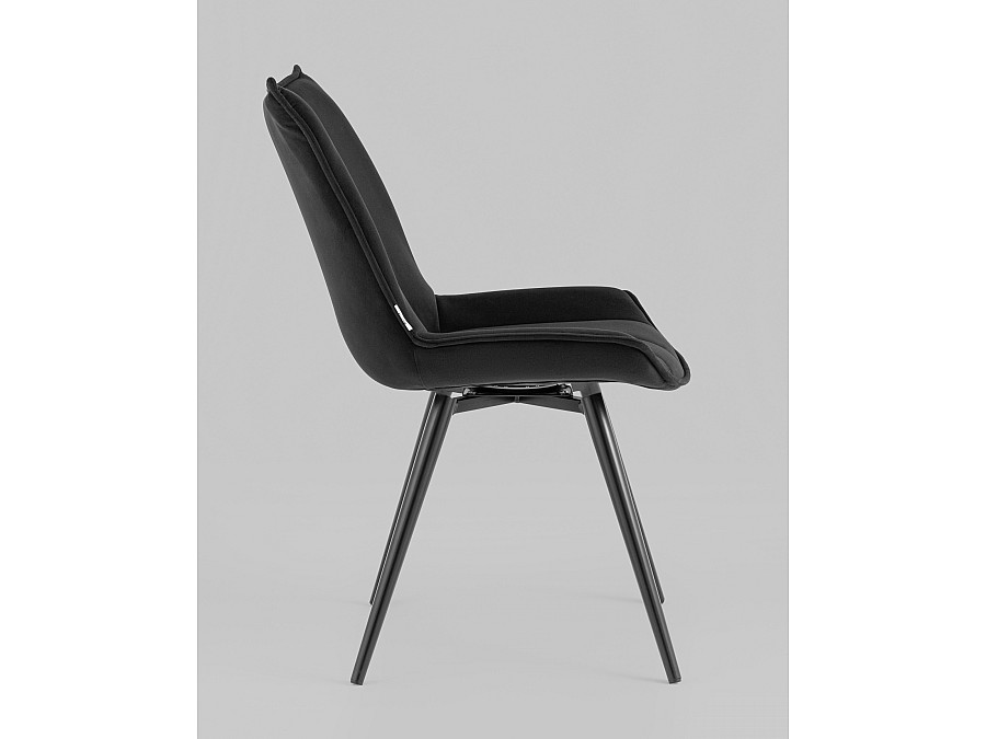 Стул вращающийся Робб велюр черный