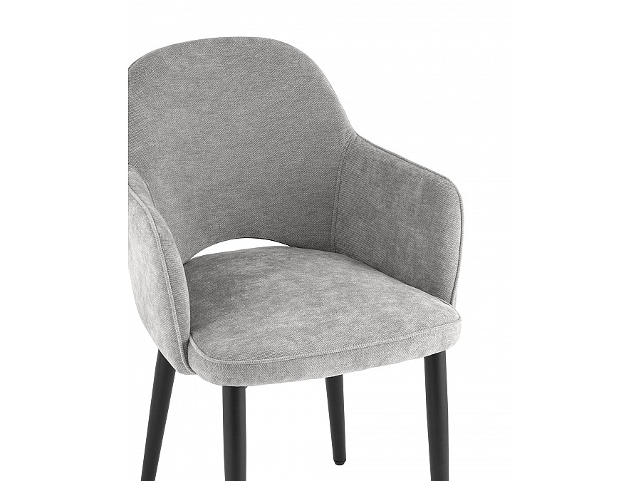 Стул Венера шенилл светло-серый