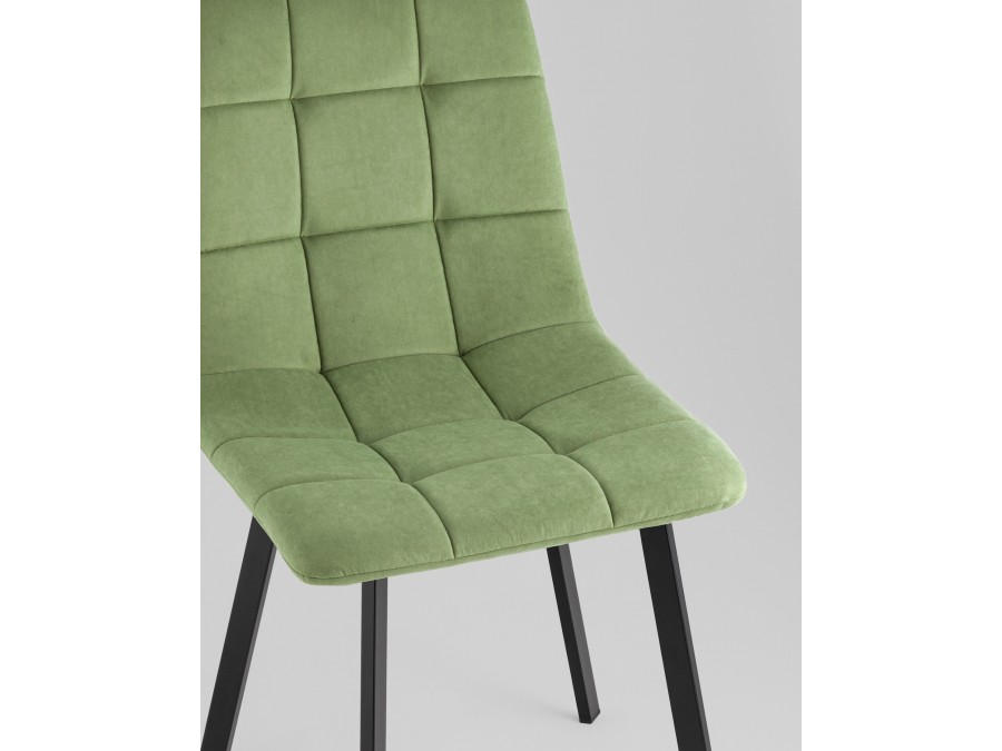 Стул Одди Original Square велюр пыльно-оливковый