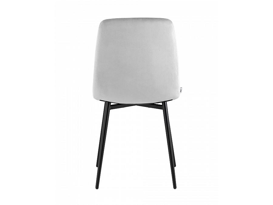 Стул Одди велюр светло-серый