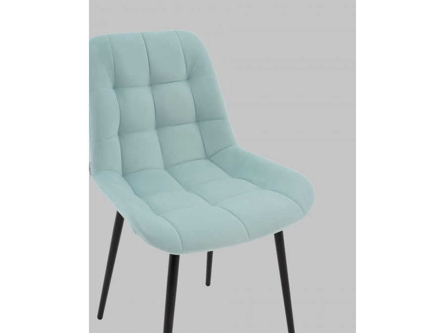 Стул Флекс N велюр светло-голубой