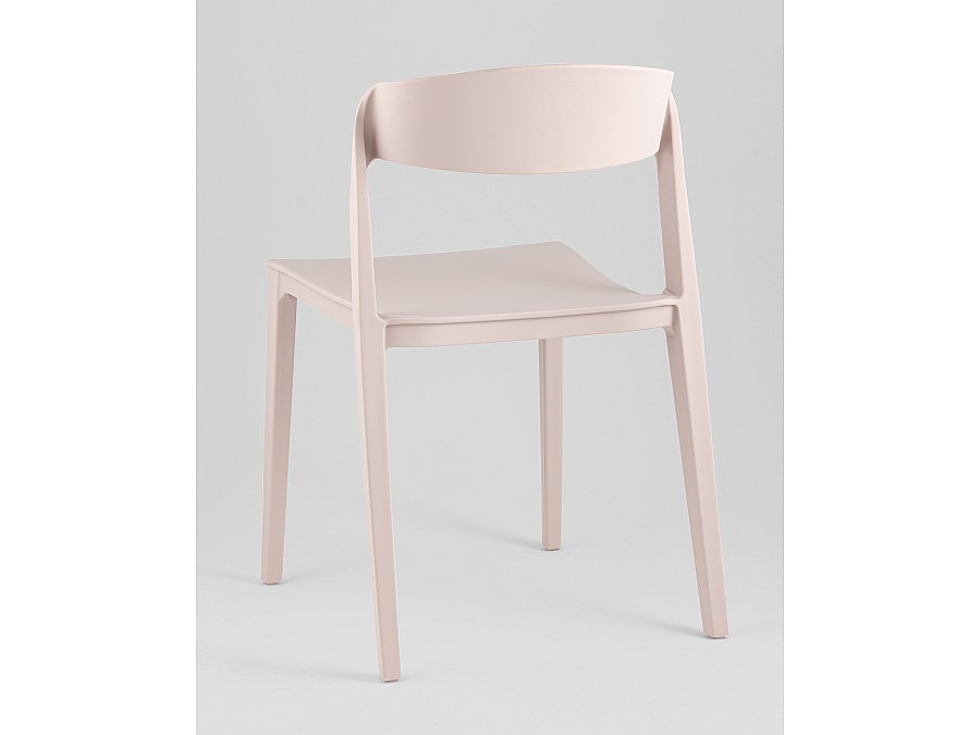 Стул Moris пластик нежно-розовый