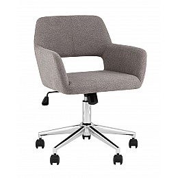 Стул офисный ROSS рогожка темно-серый