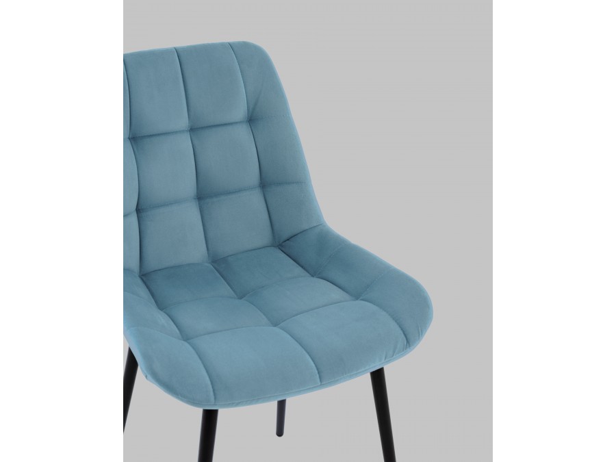 Стул Флекс N велюр пыльно-голубой
