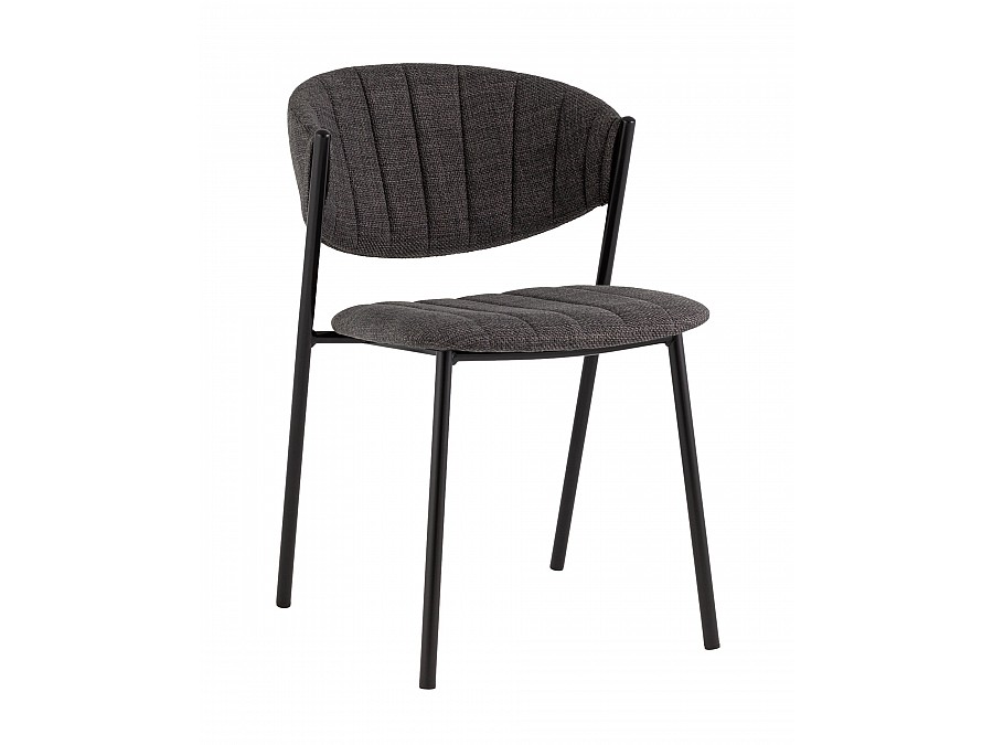 Стул Харпер ткань рогожка тёмно-серый