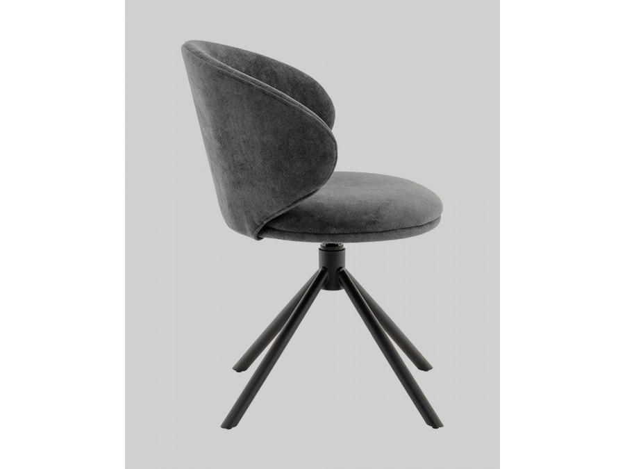 Стул Труфальд велюр темно-серый