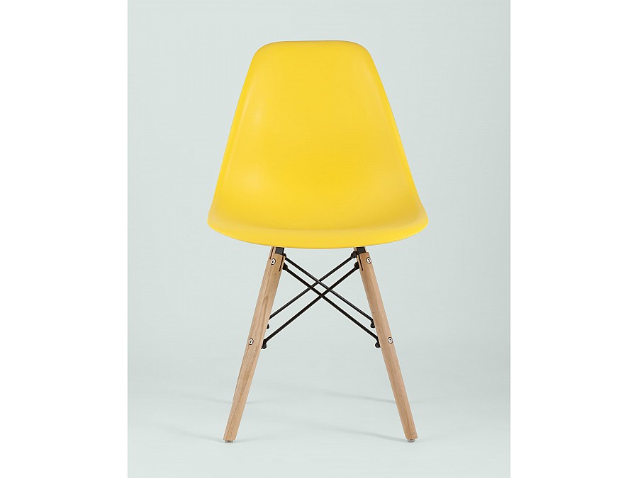 Стул Eames Style DSW желтый (разборный каркас)