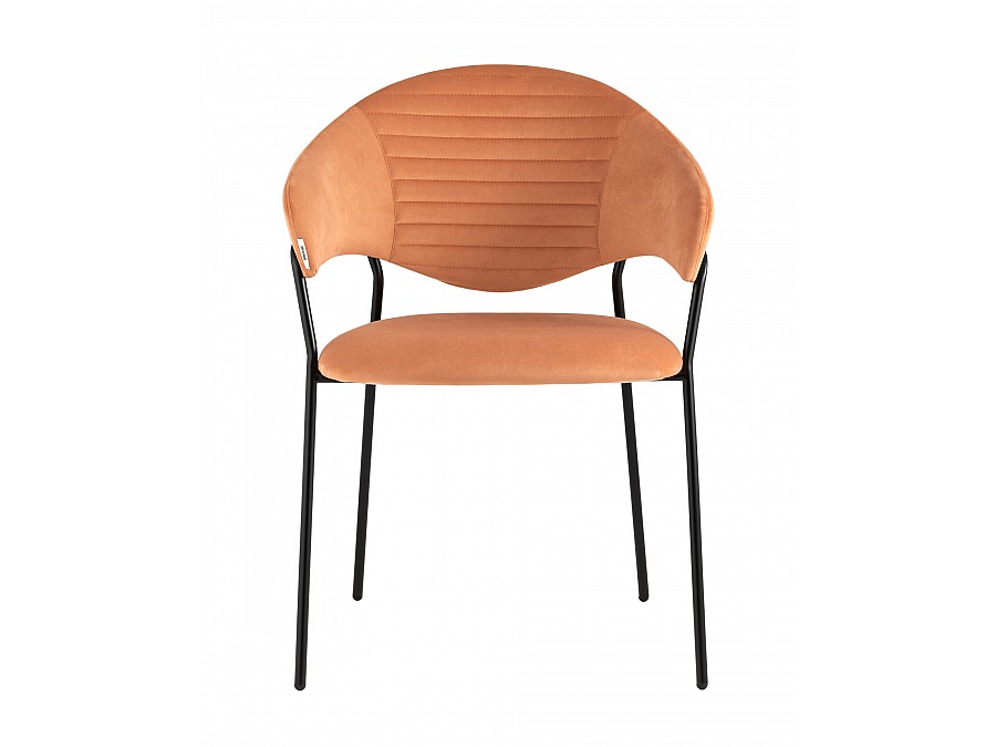 Стул Алексис велюр оранжевый
