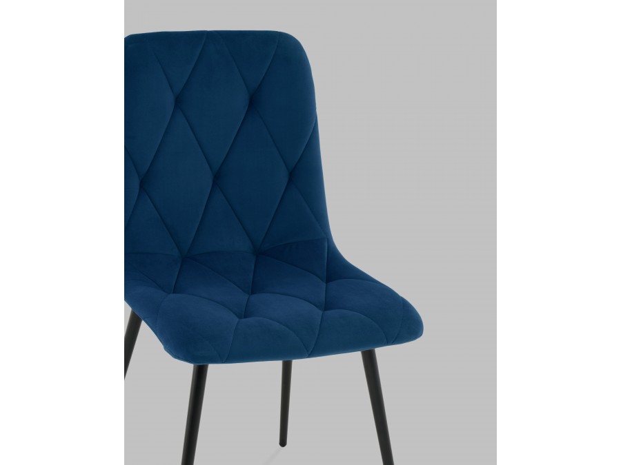 Стул Одди Diamond велюр синий