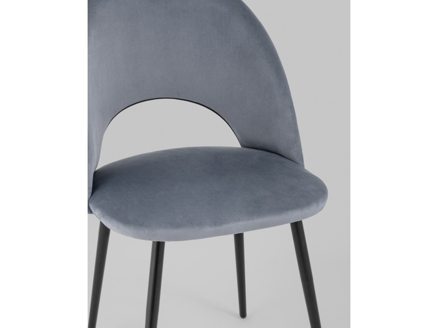 Стул Меган SN велюр серый