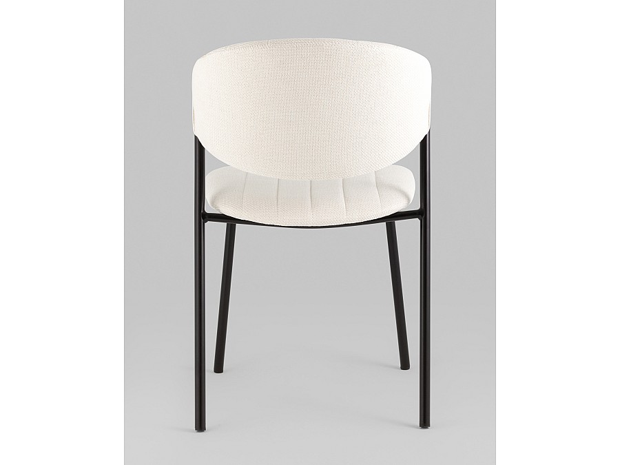 Стул Харпер ткань рогожка молочный