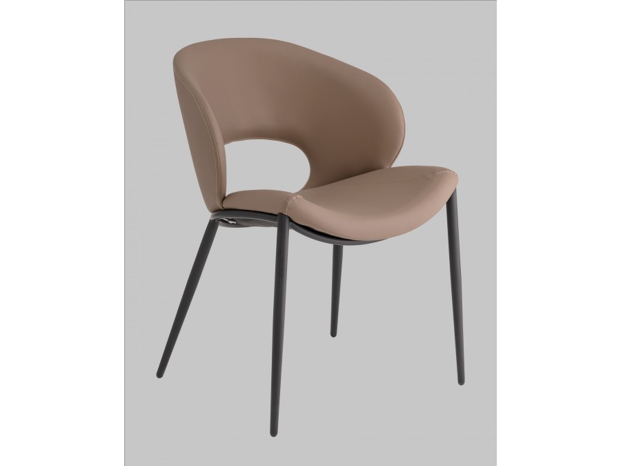 Стул Вивьен экокожа светло-коричневый