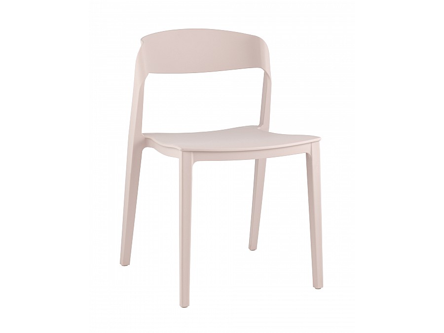 Стул Moris пластик нежно-розовый