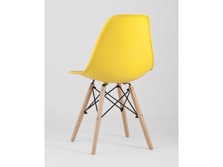 Стул Eames Style DSW желтый (разборный каркас)