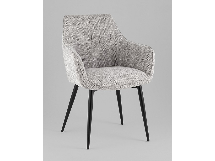 Стул обеденный Lynet рогожка светло-серый