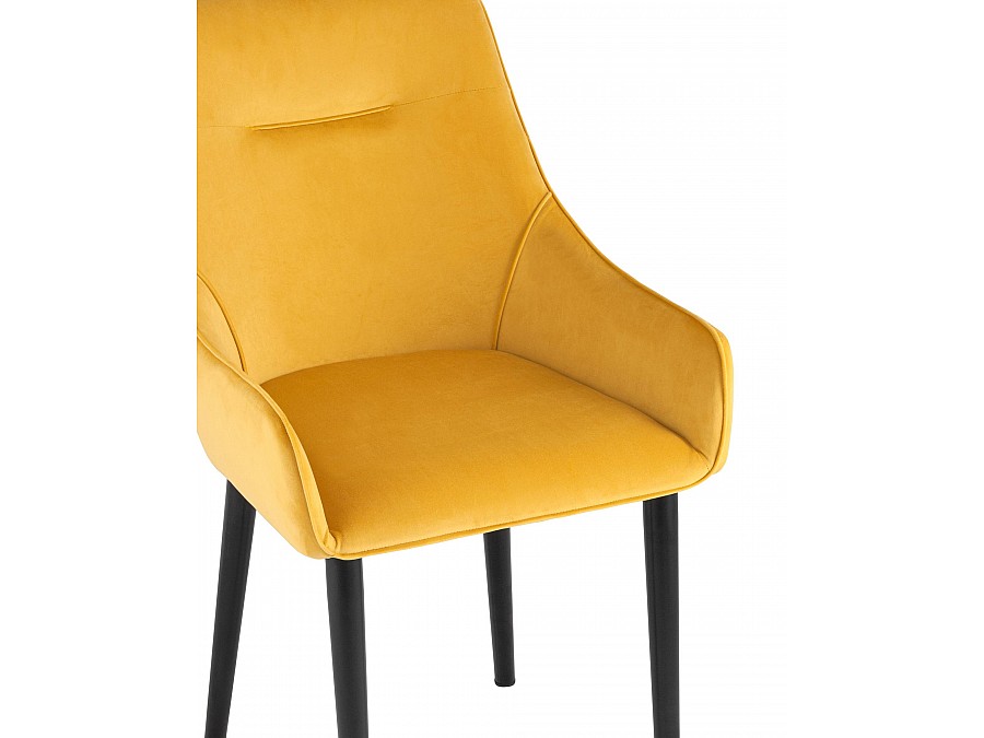 Стул Джоан велюр оранжевый