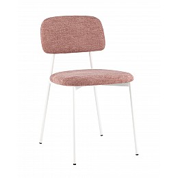 Стул Chao розовый белые ножки