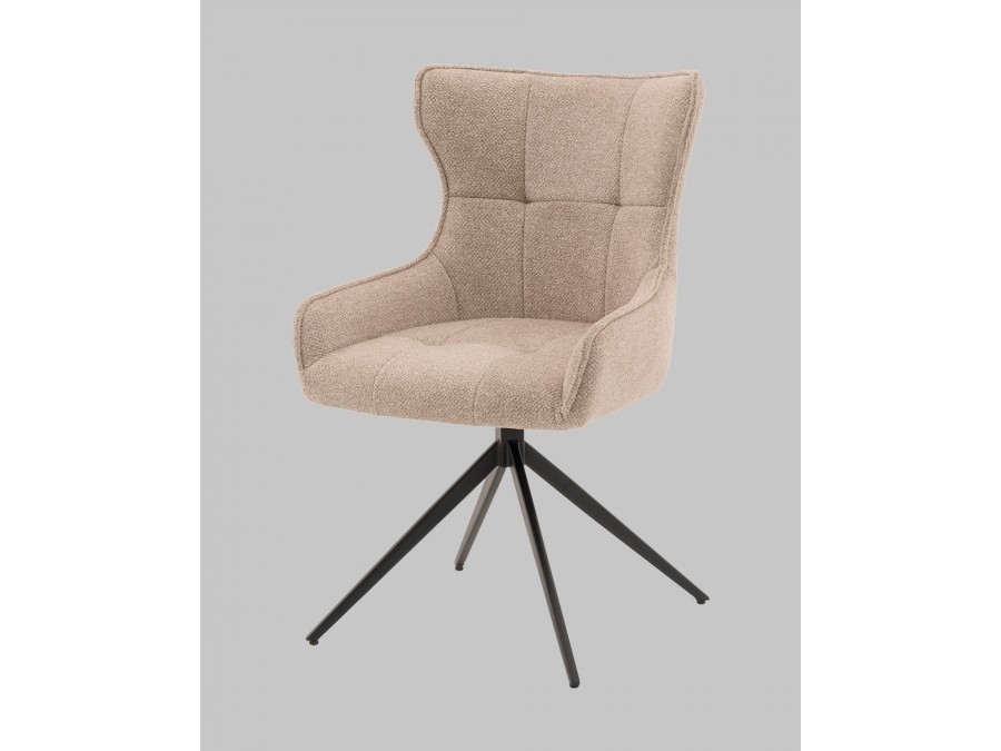 Стул Carlene вращающийся бежевый