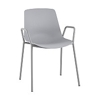 Стул Kaira пластик серый