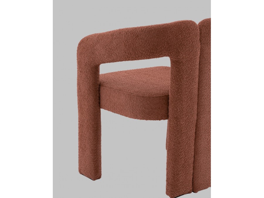 Стул Болинджер букле терракотовый