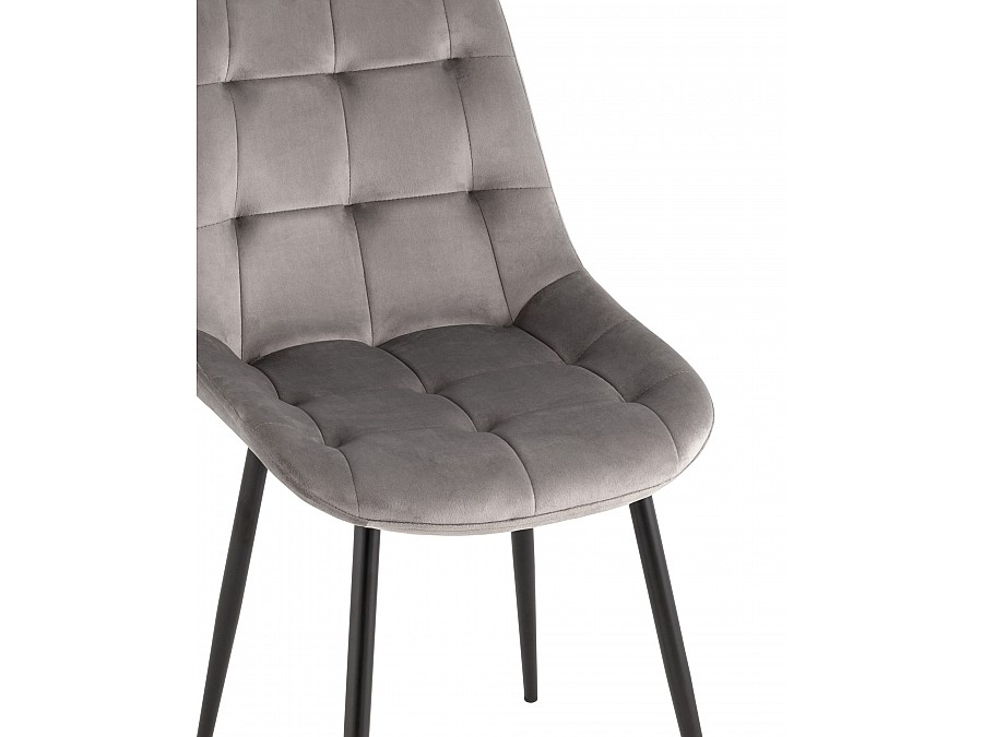 Стул Флекс New велюр светло-серый