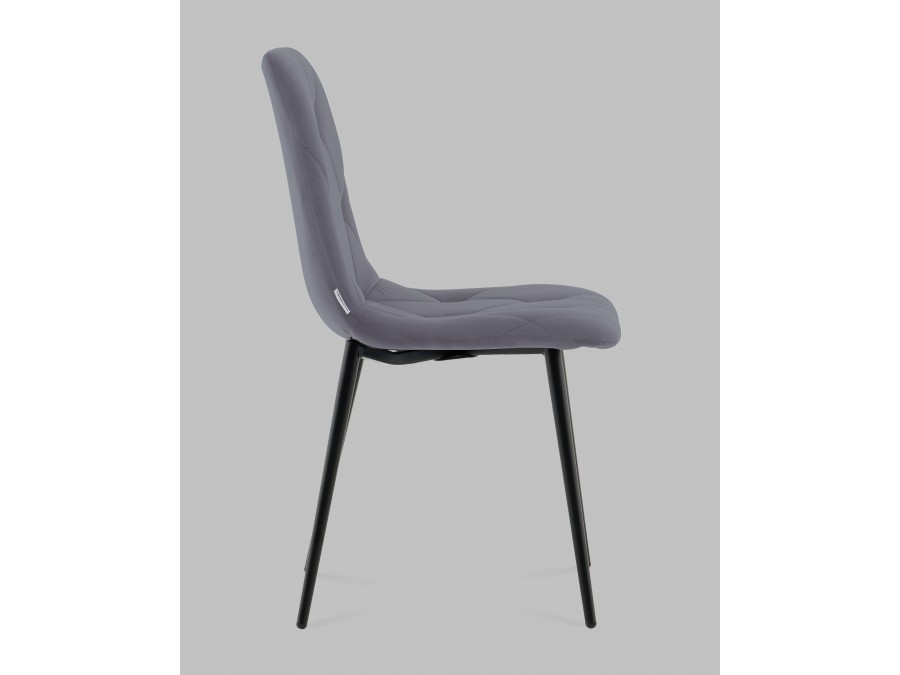 Стул Одди Diamond велюр серый