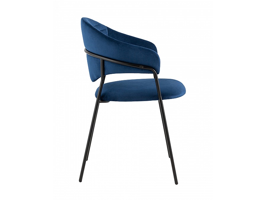 Стул Алексис велюр синий