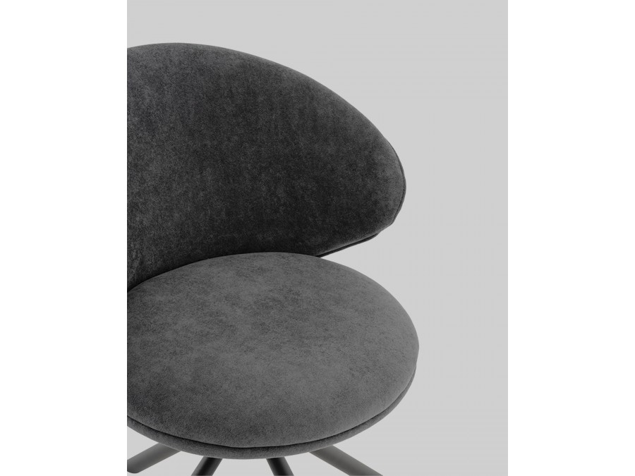 Стул Труфальд велюр темно-серый