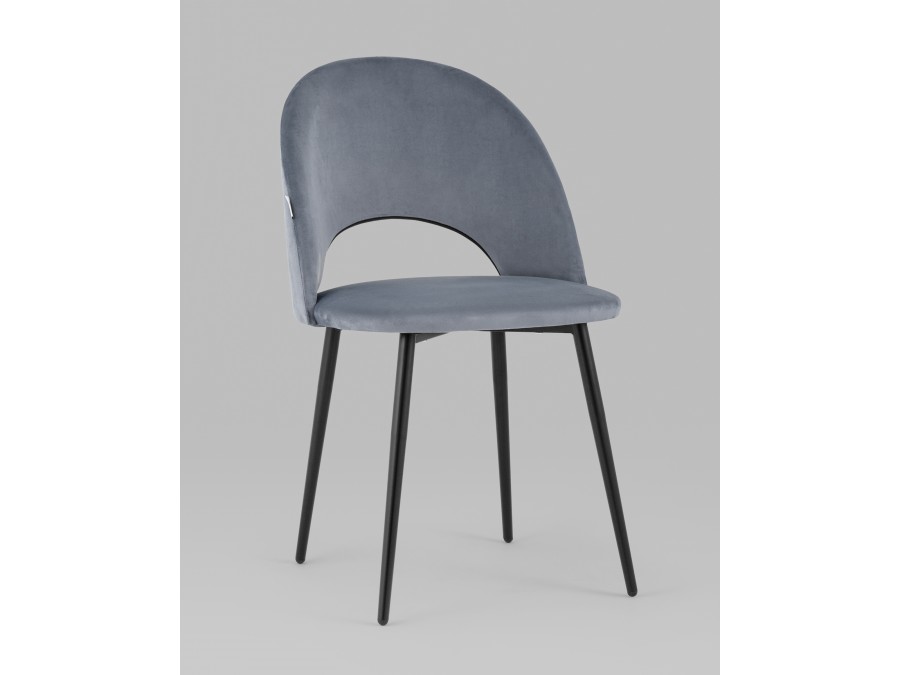 Стул Меган SN велюр серый