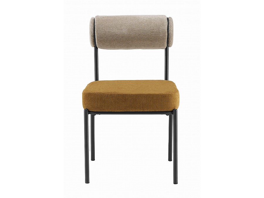 Стул обеденный Ponpoun бежевый терракотовый