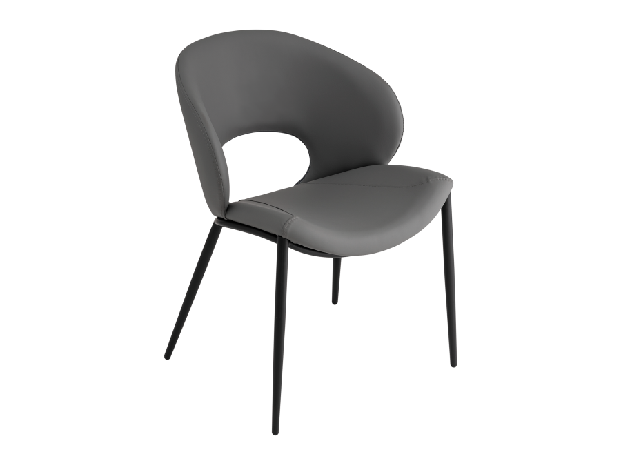 Стул Вивьен экокожа серый