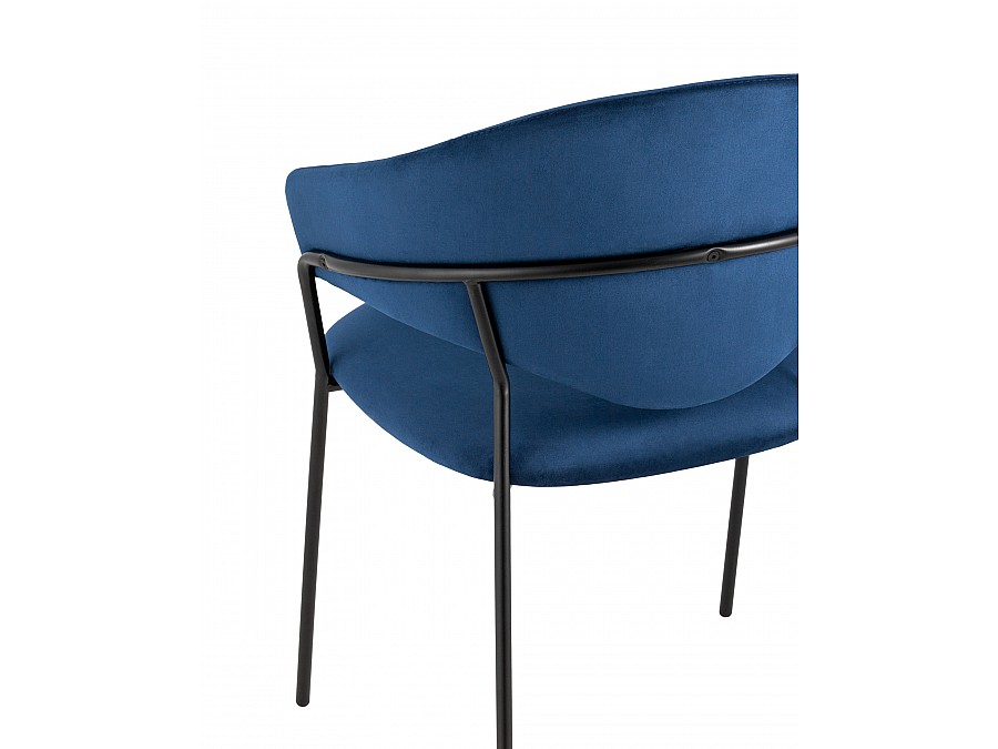 Стул Алексис велюр синий