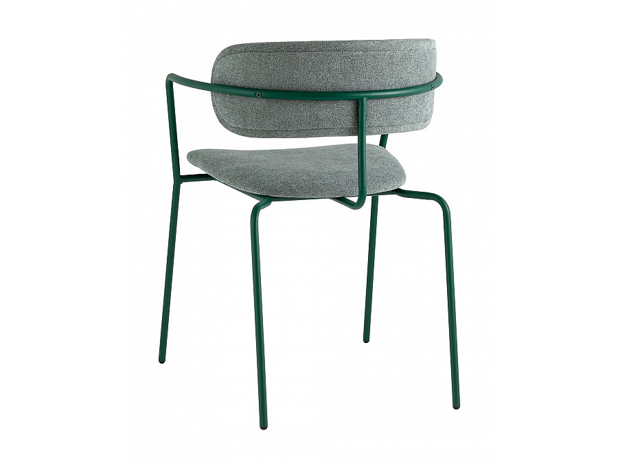 Стул Дженни букле зеленый каркас зеленый полуглянцевый муар