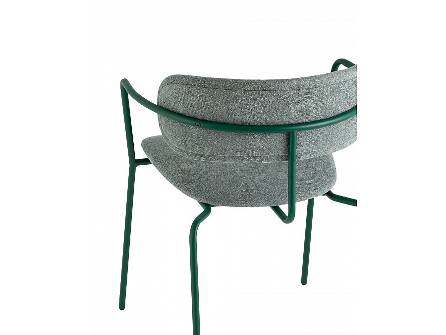 Стул Дженни букле зеленый каркас зеленый полуглянцевый муар