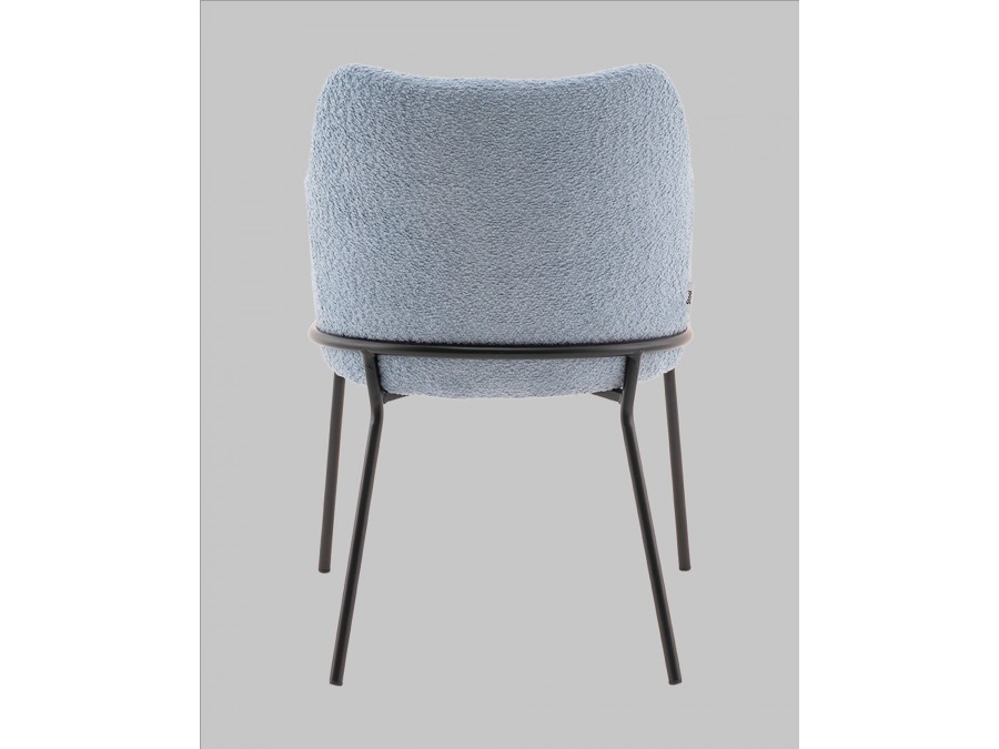 Стул с подлокотниками Кози new ткань букле синий