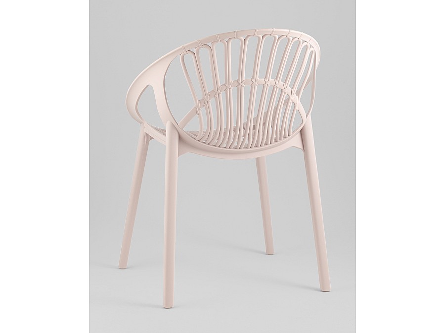Стул Takeo пластик нежно-розовый