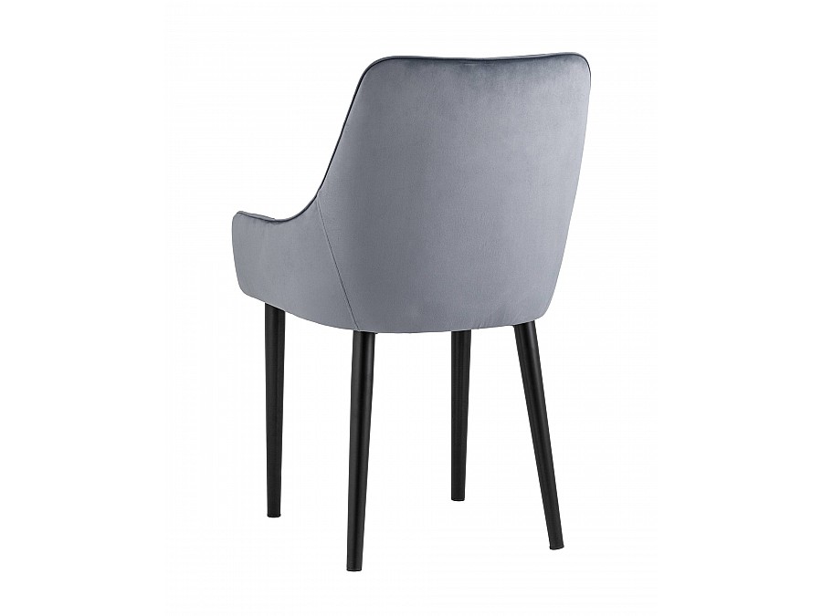 Стул Джоан велюр серый