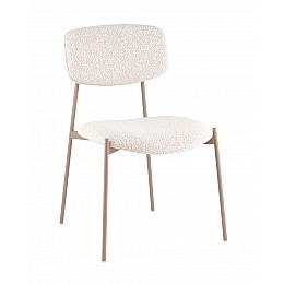 Стул Doe без подлокотников светло-бежевый бежевые ножки