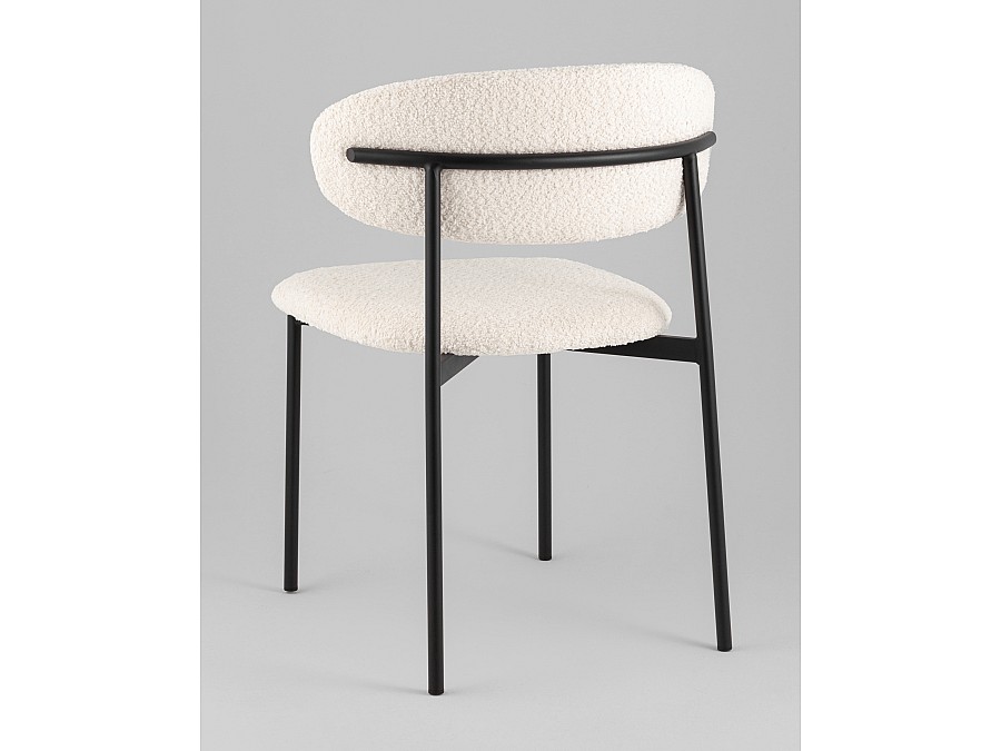 Стул Sevyn букле молочный