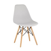 Стул Eames Style DSW светло-серый (разборный каркас)