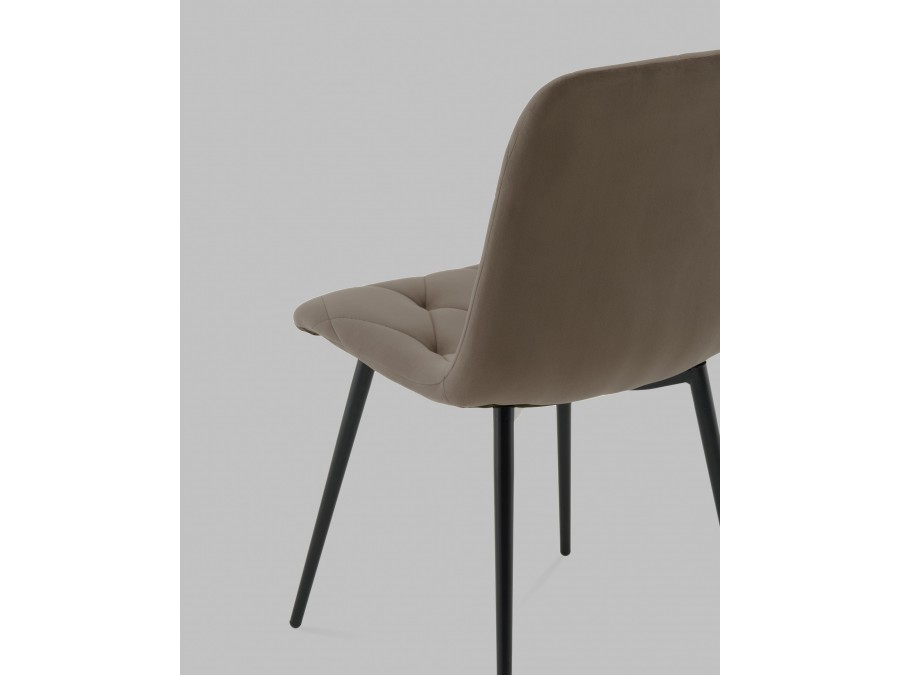 Стул Одди Diamond велюр тёмно-серый