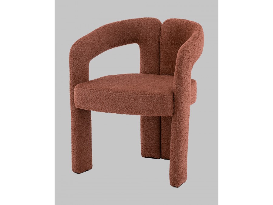 Стул Болинджер букле терракотовый