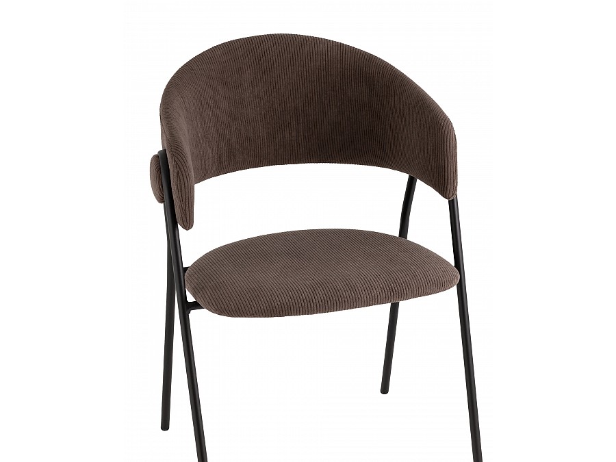 Стул Колин NEW вельвет коричневый