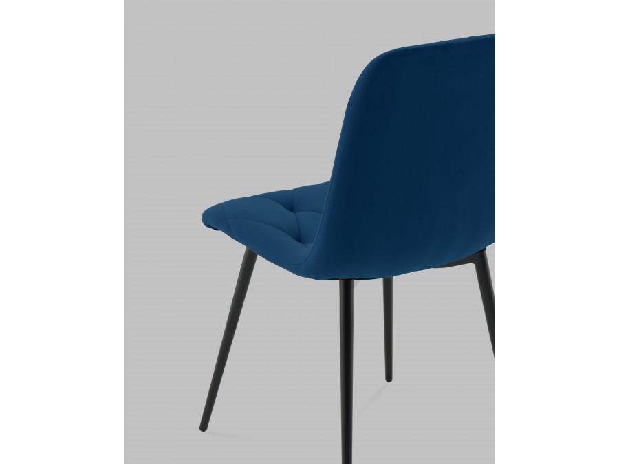 Стул Одди Diamond велюр синий