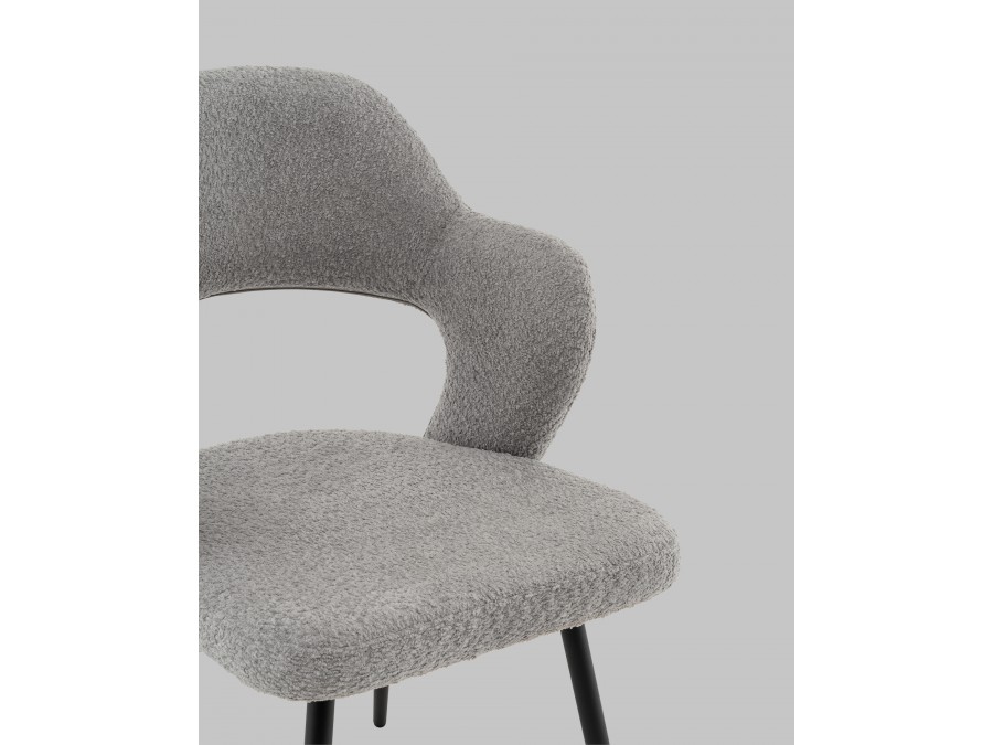 Стул Роккиана букле светло-серый