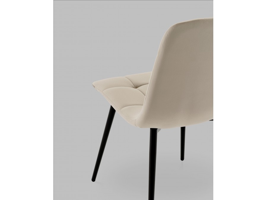 Стул Одди NEW велюр бежевый