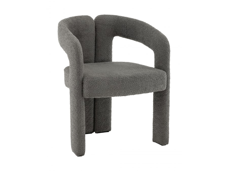 Стул Болинджер букле темно-серый