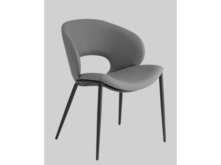 Стул Вивьен экокожа серый