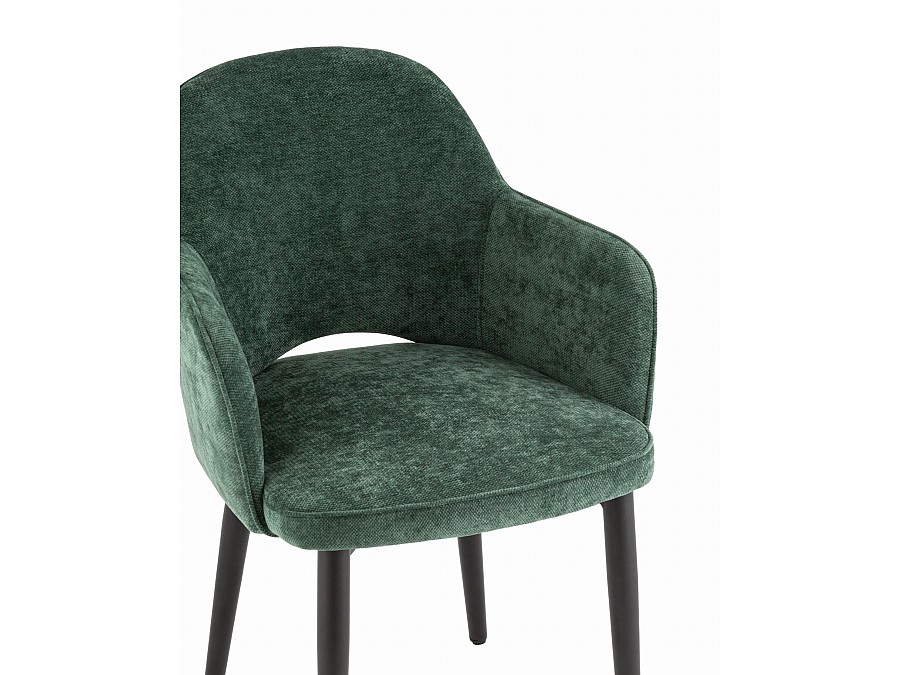 Стул Венера шенилл зеленый